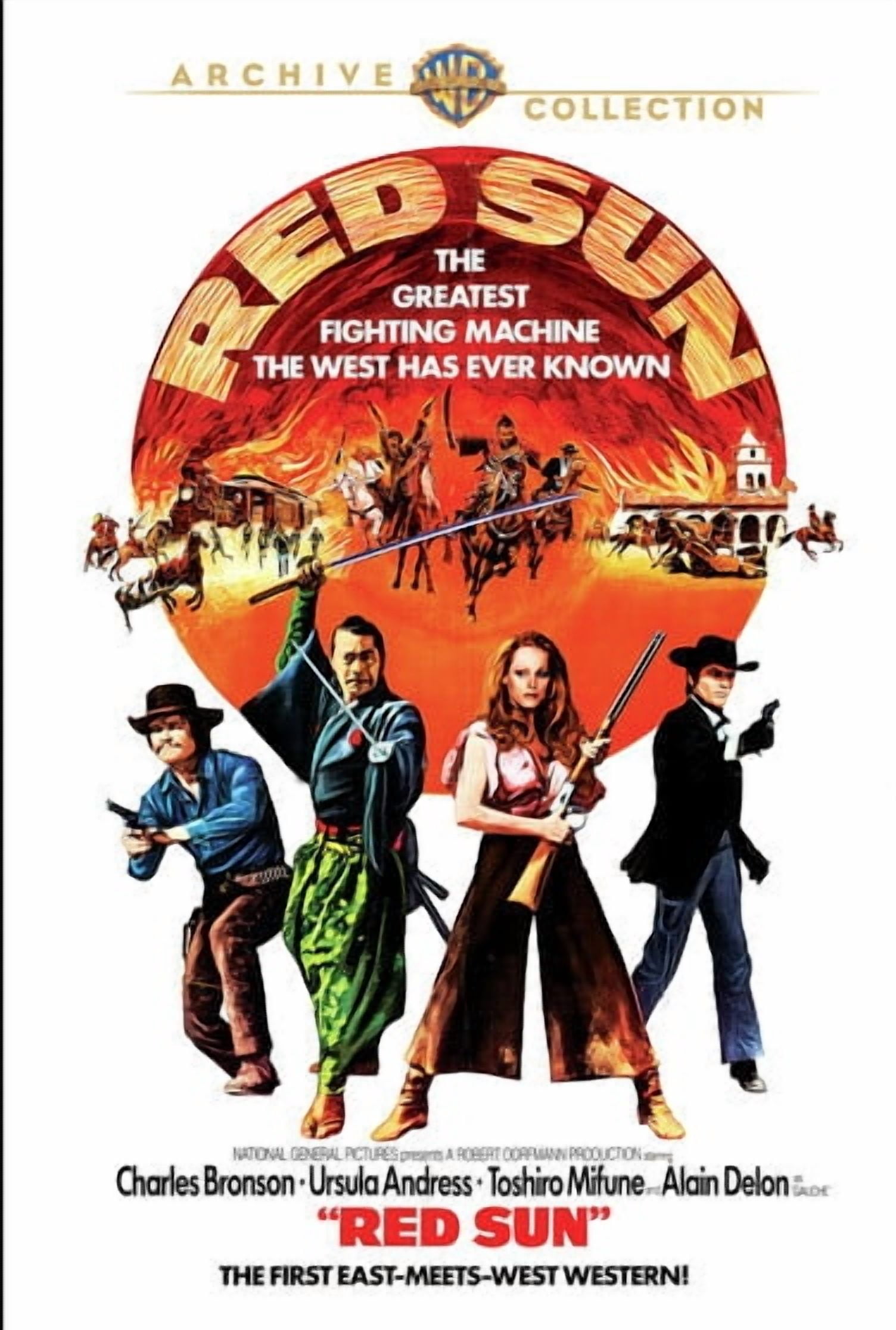 Warner Archives, Red Sun DVD, Western, Charles Bronson, Toshiro