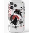 Red Sun Pirate and Sailing Ship Tough Case for Apple iPhone ...