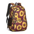 thumbnail image 1 of Red Sunflower Backpack for School,Cute School Bag,Schoolbag with Adjustable Shoulder Straps & Padded Back,16.9 Inch, 1 of 5