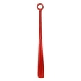 thumbnail image 1 of Red Super Hard Plastic Long Handle Shoehorn - Durable Extended Shoe Horn for Elderly, Senior Citizens and Pregnant Women, Convenient Shoe Store Helper, Practical Daily Gift for Grandma Grandpa, 1pc, 1 of 2