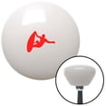 thumbnail image 1 of Red Surfer Catching a Wave White Retro Shift Knob with M16 x 1.5 Insert Shifter Brody, 1 of 1