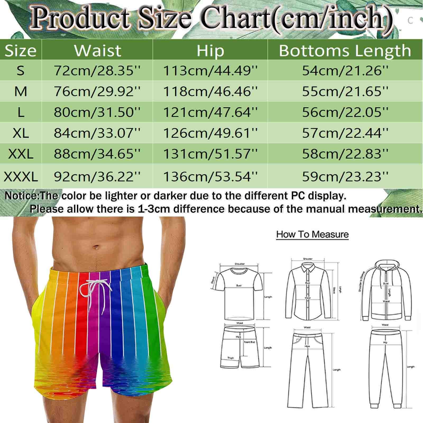 Red Swim Trunks Men Big Mens Swim Trunks Gym Shorts Men Mens Big and