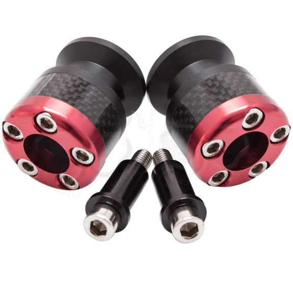 Red Swingarm Spools Sliders 8mm Bolts Honda Suzuki Ducati BMW KTM Triumph
