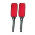 thumbnail image 1 of Red Swivel Head Lint Brush - Reusable Fabric Hair Remover for Clothes Upholstery Pet Fur Dust Cleaning, 2Pcs, 1 of 4
