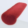 thumbnail image 1 of FabricLA Red Faux Fur Accent Cut 24 x 72 Inches with Rounded Edges for Holiday & Christmas Decor, 1 of 9