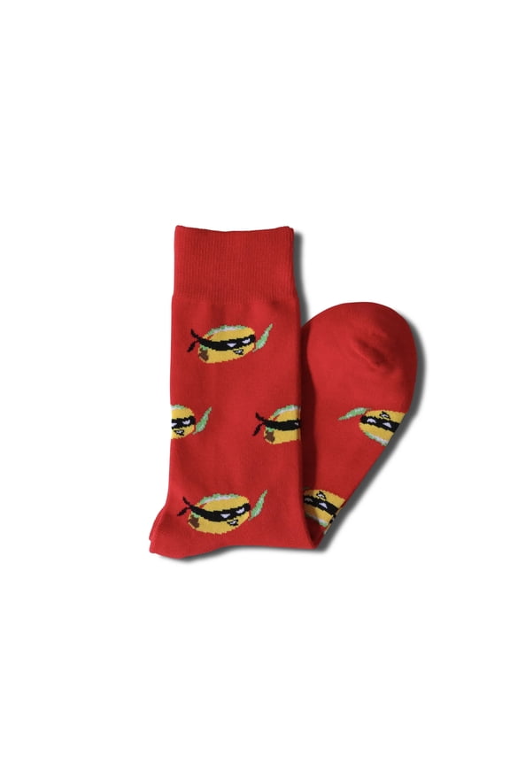 Red Taco Ninja Socks