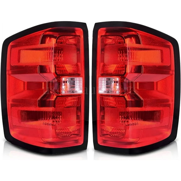 Red Tail Light Rear Brake Lamp For 2014 2015 2016 2017 2018 Chevy Silverado 1500