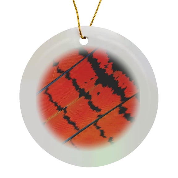 3drose, Red-tailed Black Cockatoos, Circle Porcelain Ornament