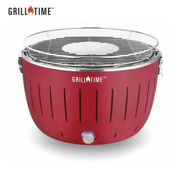Grill Time Tailgater GT Red 124 Sq. In. Charcoal Portable Grill UPG-R-13