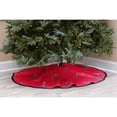 thumbnail image 1 of Red Tampa Bay Buccaneers Micro Plush Christmas Tree Skirt, 1 of 7
