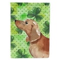 thumbnail image 1 of Red Tan Dachshund St. Patrick's Flag Canvas House Size, 1 of 4