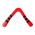 thumbnail image 1 of Red Target Boomerangs, 1 of 2