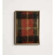 Red Tartan Scottish Heritage Poster, Unframed Size 8x12