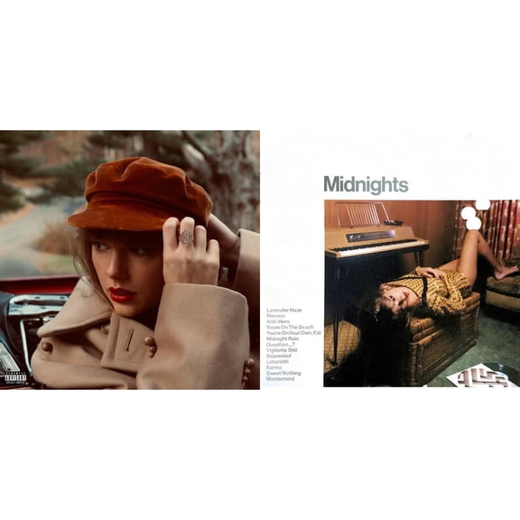 Red (Taylor's Version) (X) (2CD) & Midnights (X) (Jade Green CD)