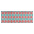 thumbnail image 1 of Red Teal Checkerboard Checkered Pattern Kitchen Rug Mat,Kitchen Runner Rugs Non Skid Washable,Decorative Kitchen Floor Mats for Kitchen,Sink,Laundry,17"X47", 1 of 5