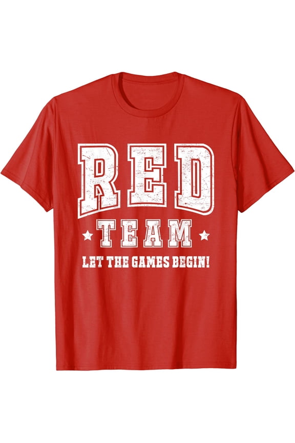 Red Team Let The Games Begin 2024 Field Day Spirit Squad T-Shirt