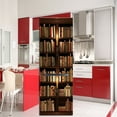 thumbnail image 1 of Red TelephBooth 3D Wallpaper For Fridge Adhesive Waterproof Wall Sticker Kitchen Refrigerator Door D, 1 of 5
