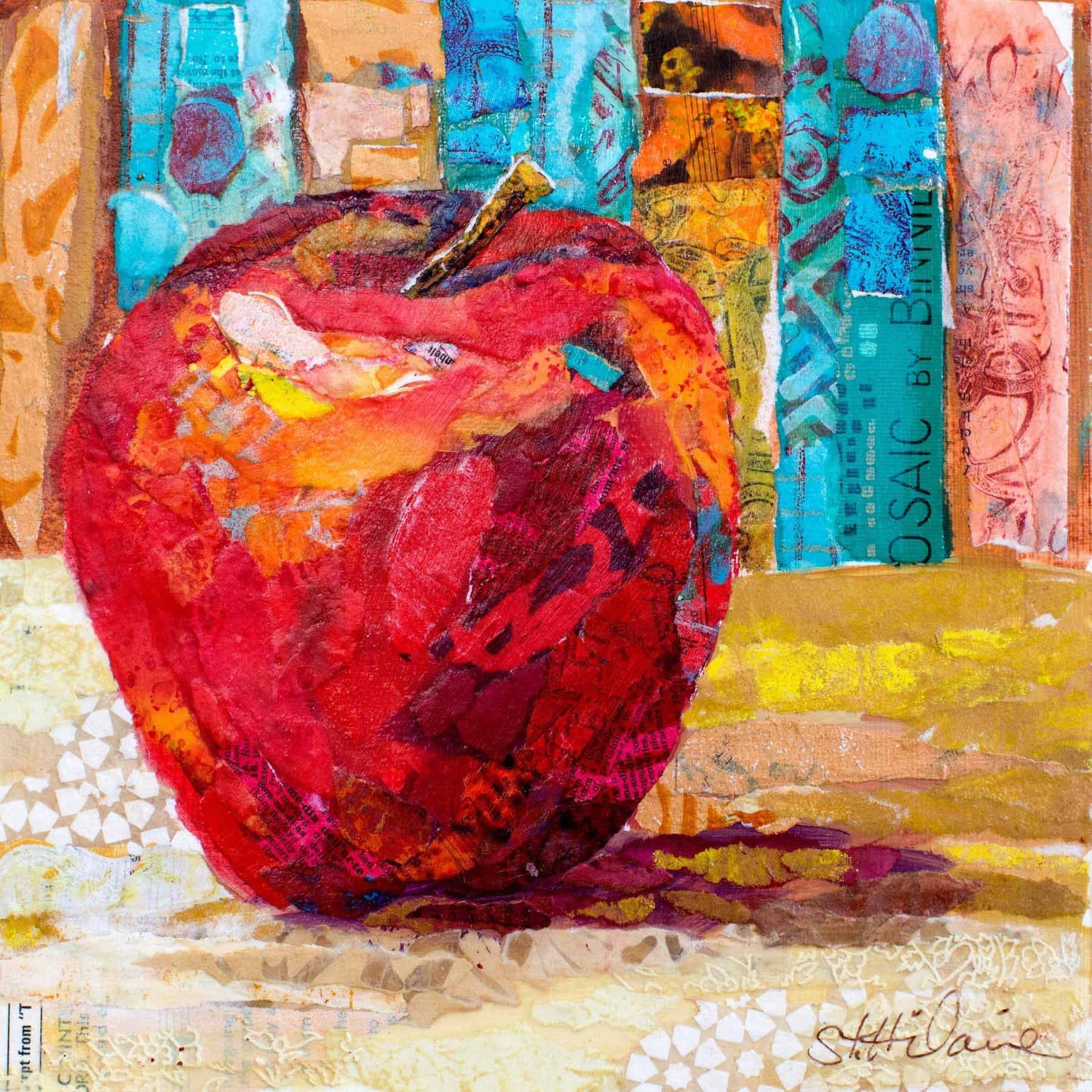 "Red Temptation" Painting Print on Wrapped Canvas