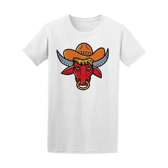 Red Texas Longhorn Bull Tee Men's -Image by Shutterstock