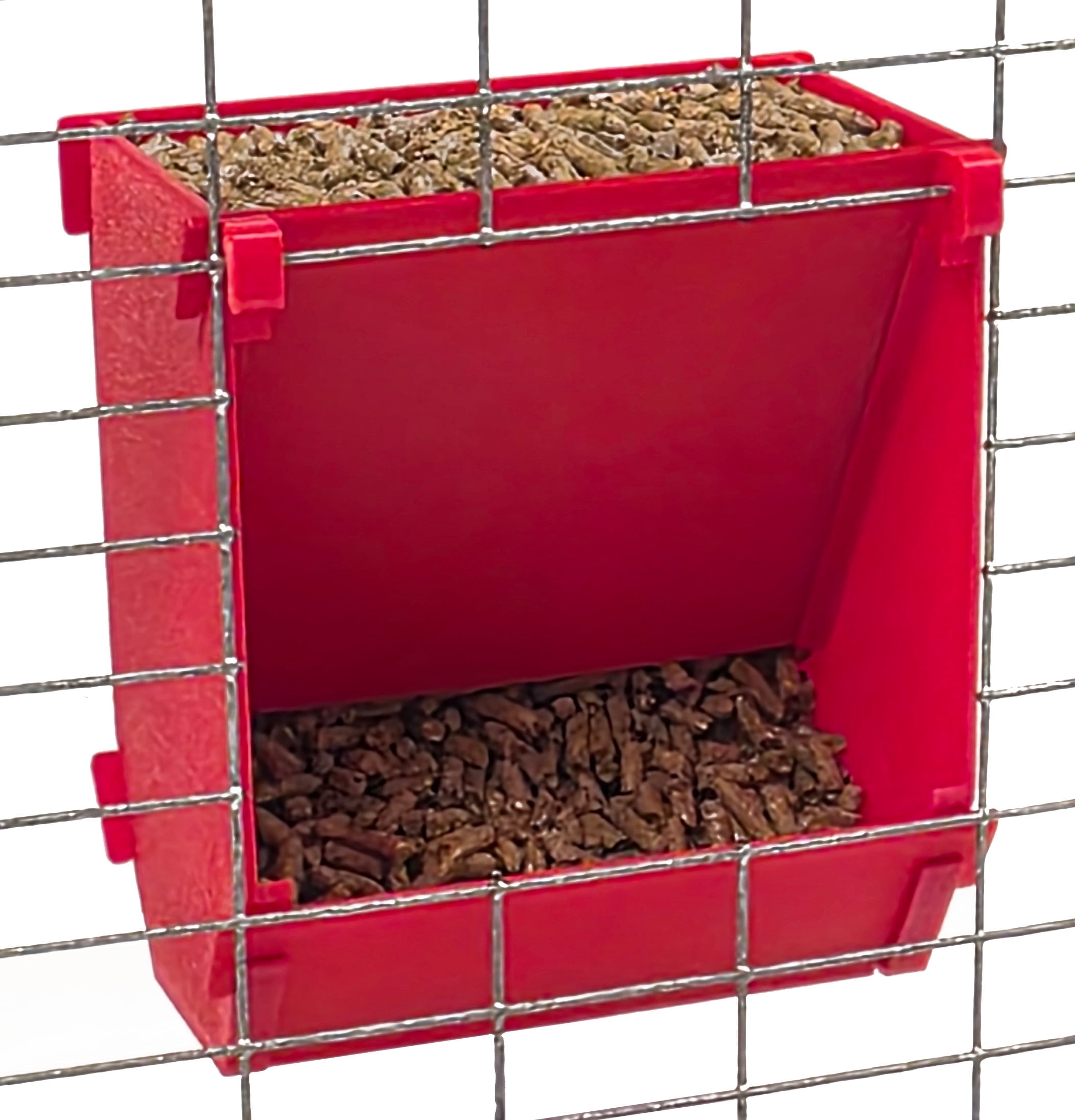 Photo inspiration: Red Texas Usa Made 6 Inch Cage Hanging Rabbit Feeder Photo Inspiration