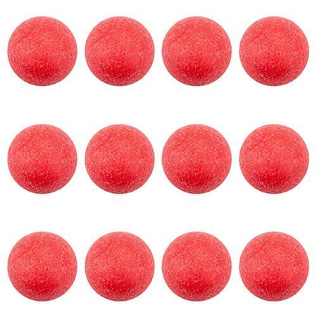 Red Textured Tournament Grip Foosballs, 12-pack