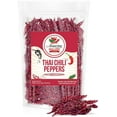 thumbnail image 1 of Red Thai Chili Peppers 5 oz - Red Hot Pepper Chilis - For Cooking Traditional Asian Foods, Soups, and Curry by Amazing Chiles & Spices, 1 of 7
