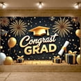 thumbnail image 1 of Red Theme Graduation Banner Colorful Balloons Graduation Backdrop Graduation Cap Tassel Design Grad Celebration Background for Graduation Ceremony Grad Party Photo Backdrop, 1 of 9