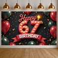 thumbnail image 1 of Red Theme Happy 67th Birthday Banner Neon Light Design 67th Birthday Display Heart Balloons Colorful Confetti Birthday Party Backdrop for 67th Birthday Party Adult Birthday Indoor Celebration, 1 of 8