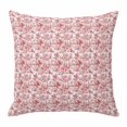 thumbnail image 1 of Red Throw Pillow Cover Cycling Pattern Cotton Linen Cushion Cover Throw Pillow Case with Invisible Zipper for Couch Sofa Bed Chair Car 20x20 Inch, 1 of 14