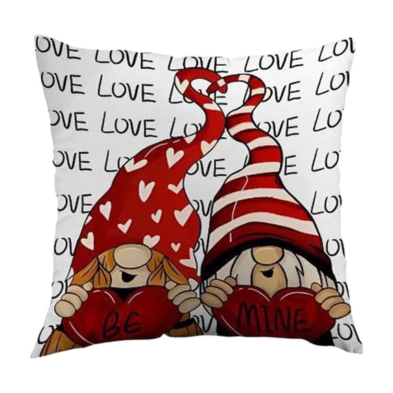 Red Throw Pillows Covers for Couch, Decorative Pillow Cover for Wedding Party Bedroom Sofa