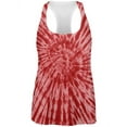 thumbnail image 1 of Red Tie Dye All Over Womens Work Out Tank Top - Medium, 1 of 2