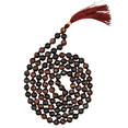 thumbnail image 1 of Red Tiger Eye Mala Beads 108 Buddhist Prayer Beads Japamala Hand Knotted, 1 of 5