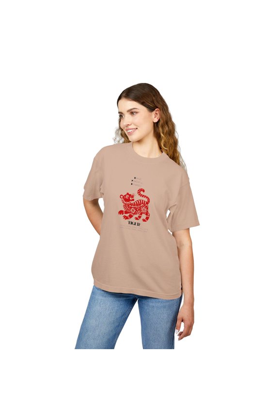 Red Tiger Graphic Tee Chinese New Year Unisex Shirt