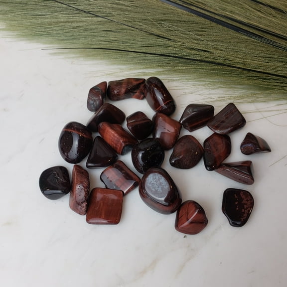 Red Tigers Eye Tumbled .5 - 1"