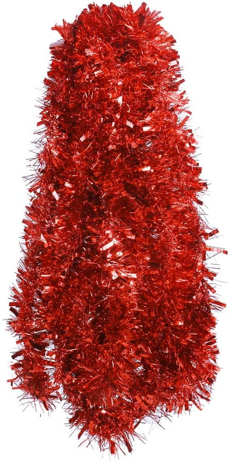 Tinsel Red Garland