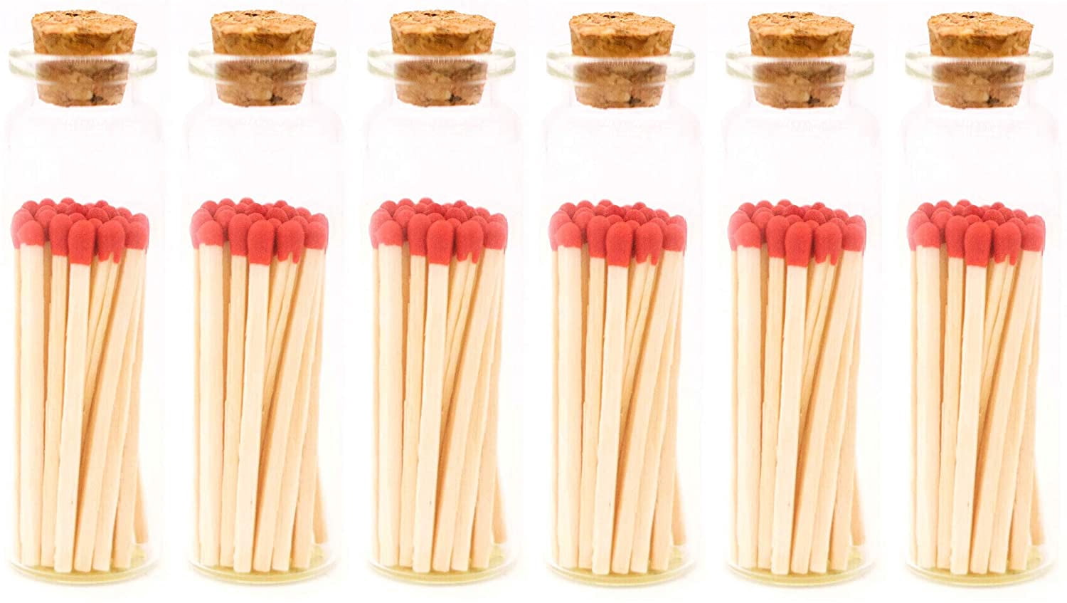 River Birch Candles, Red Tip Decorative Wooden Matches, 120 Small ...