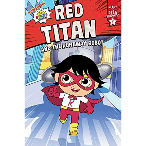 Pre-Owned Red Titan and the Runaway Robot: Ready-To-Read Graphics Level 1 (Paperback) 1665901780 9781665901789