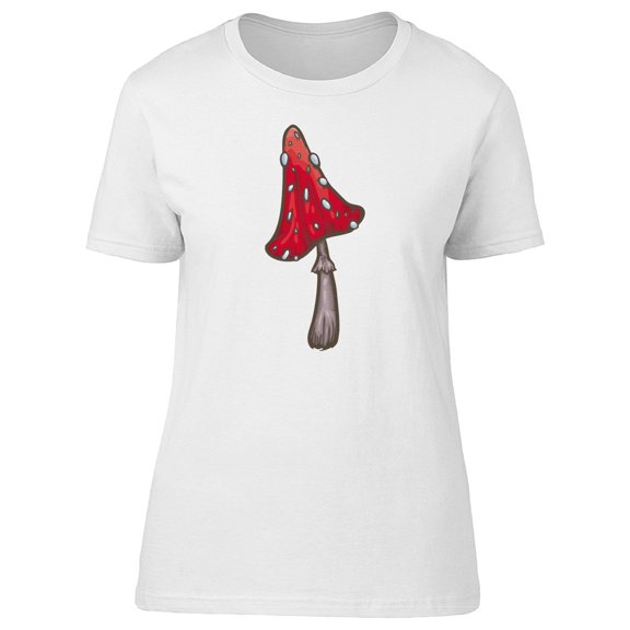 Red Toadstool Cartoon T-Shirt Men -Image by Shutterstock, Male Large