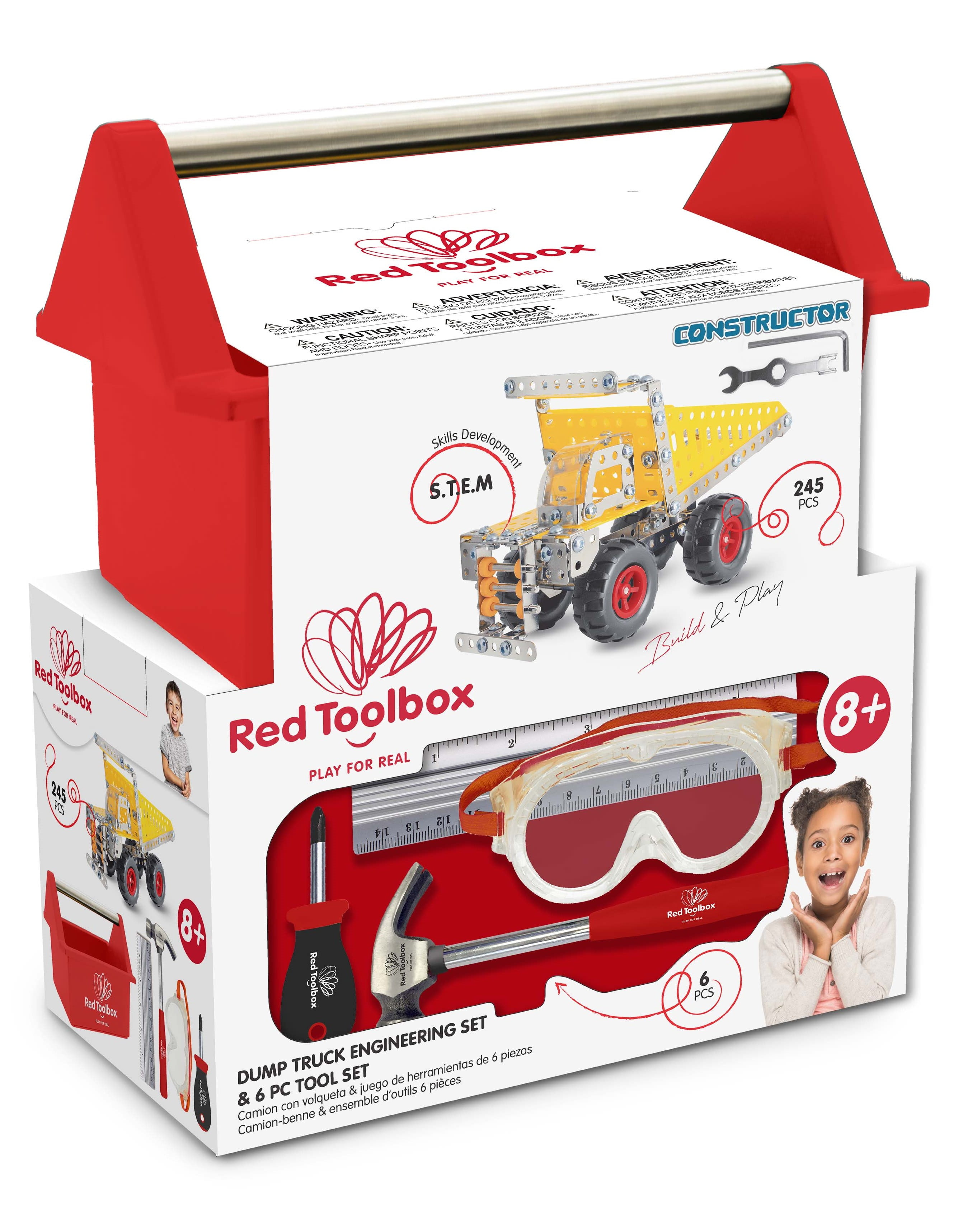Red Toolbox Toolbox House Woodworking Kit in the Kids Project Kits  department at