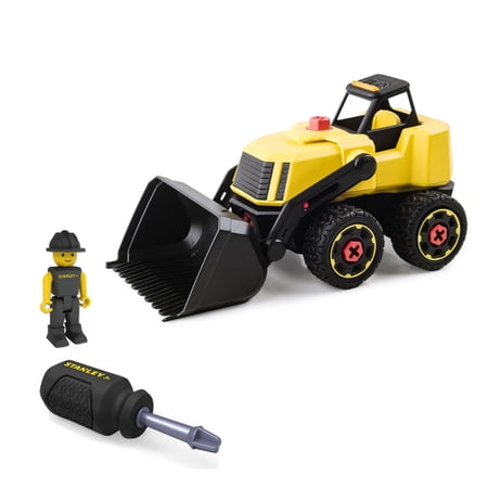 Red Toolbox Stanley Jr - Take a Part Front Loader, yellow; black