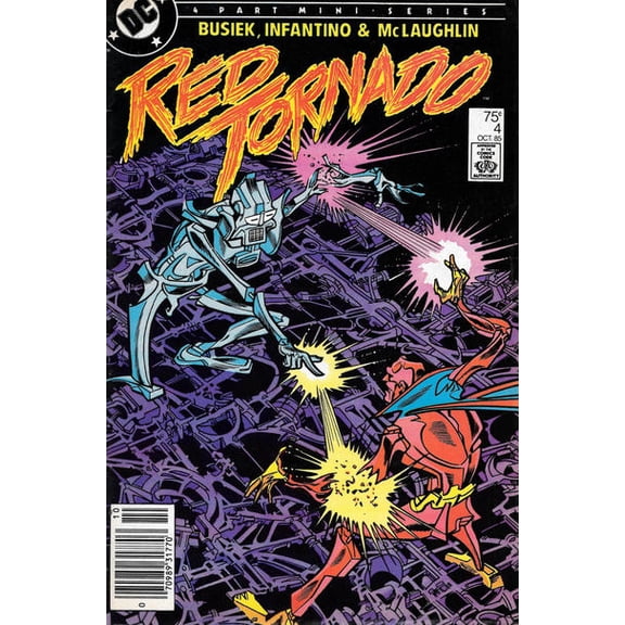 Red Tornado #4 (Newsstand) VF ; DC Comic Book