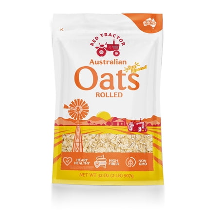 Red Tractor Australian Creamy Style Rolled Oats 32oz Packet (Pack of 6)