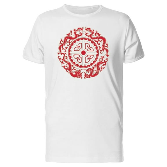 Red Traditional Chinese Emblem Tee Men's -Image by Shutterstock