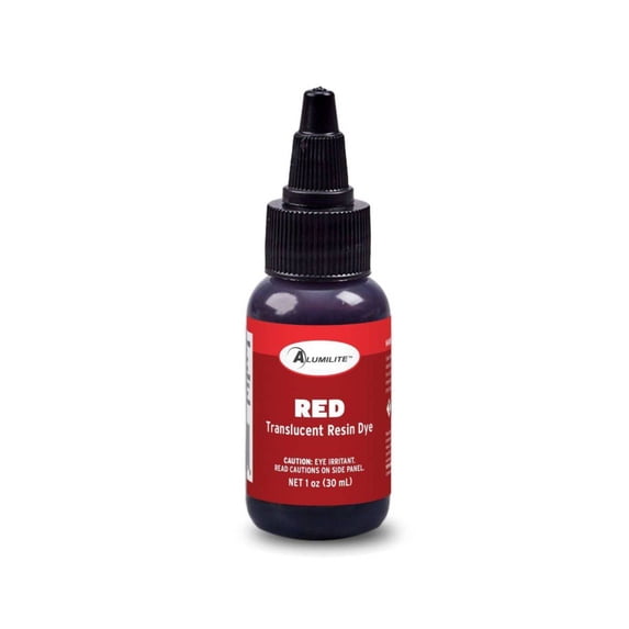 Red Translucent Dye (Alumilite) Liquid Dye for Coloring Epoxy Resin, Counters, River Tables, and Arts and Crafts! (Color Pigment Dye, Epoxy Dye)