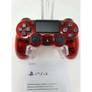 Red Transparent Custom PS4 Playstation 4 Wireless Controller