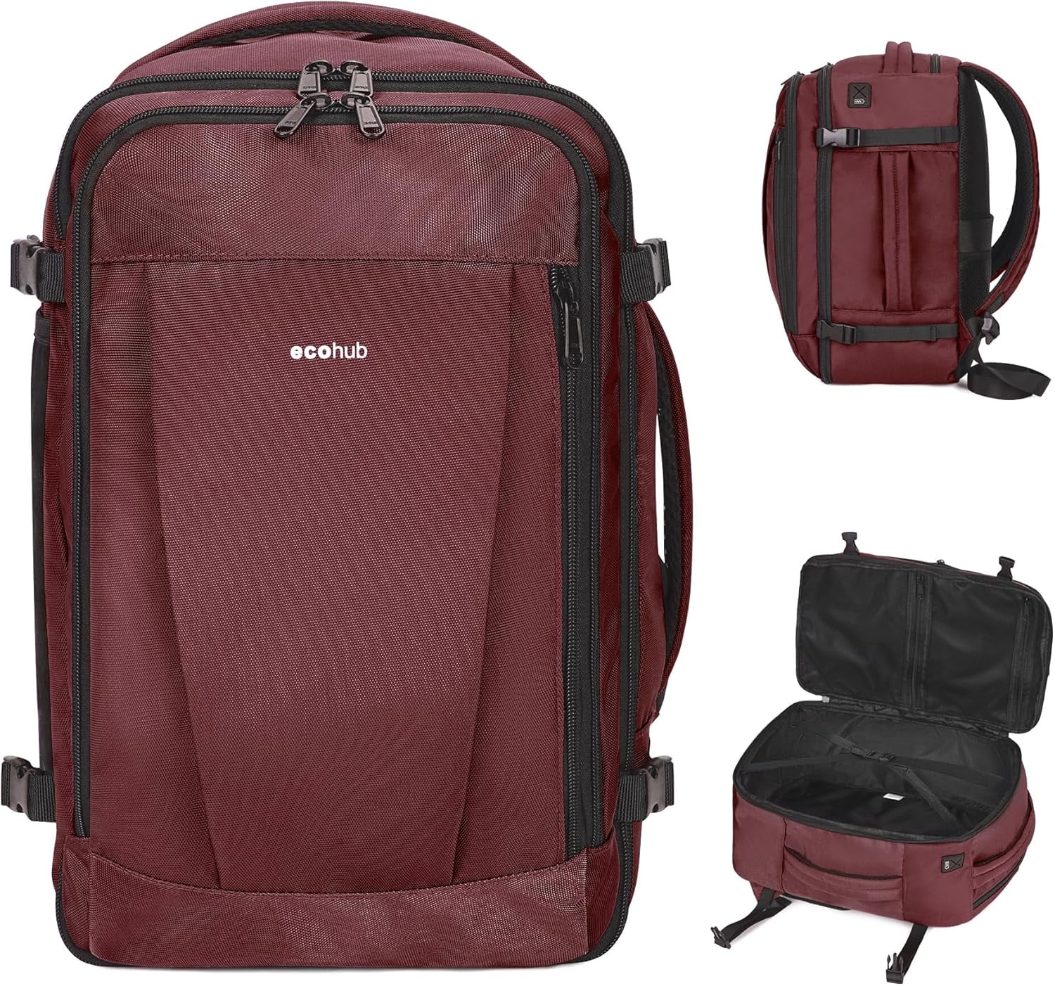 Red Travel Backpack 18x14x8 - Spirit Airlines Personal Item - Airline ...
