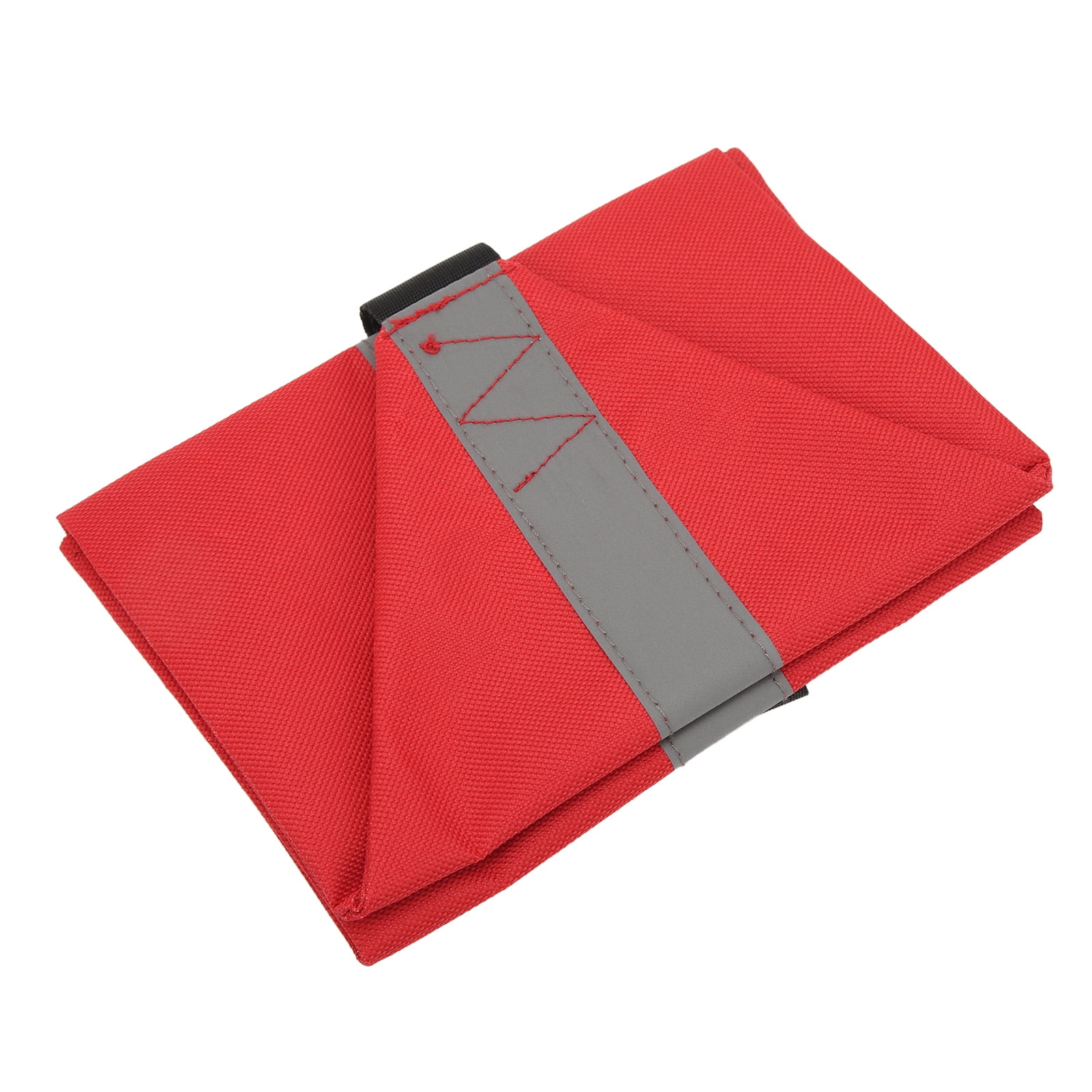 Red Travel Flag, Kayak Flag Reflective Strip High Visibility For Canoes