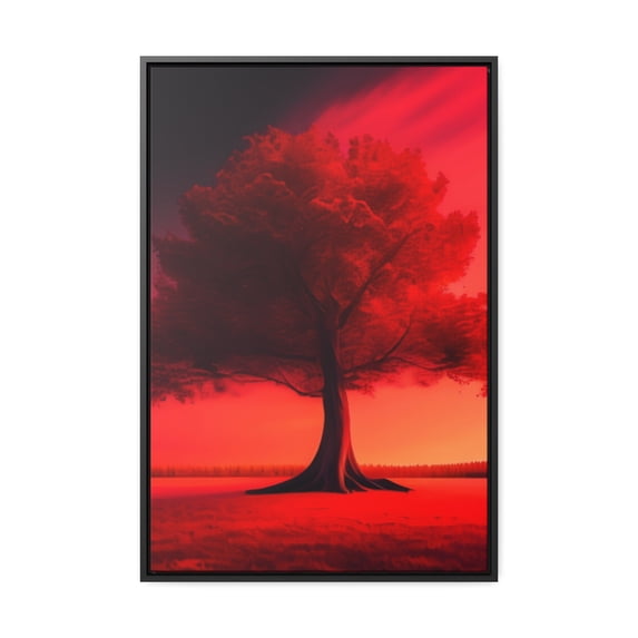 Red Tree Gallery Canvas Wraps, Vertical Frame