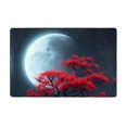thumbnail image 1 of Red Tree Moon Night Sky Shaggy Area Rug, Rugs for Living Room Bedroom Non Slip Door Mat Indoor Carpet Machine Washable Nursery Home Decor Floor Mats for Entryway 60x39in-#, 1 of 5