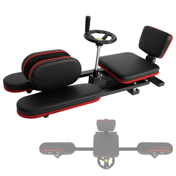 Red Trim Leg Flexibility Device, Anti-Spill Casters, Smooth Adjustment, Leg Stretcher Machine, Stretch Trainer, for Physical Therapy, Workout, Gymnastic Room